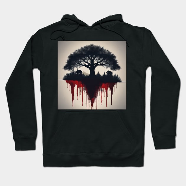 halloween tree design Hoodie by nonagobich